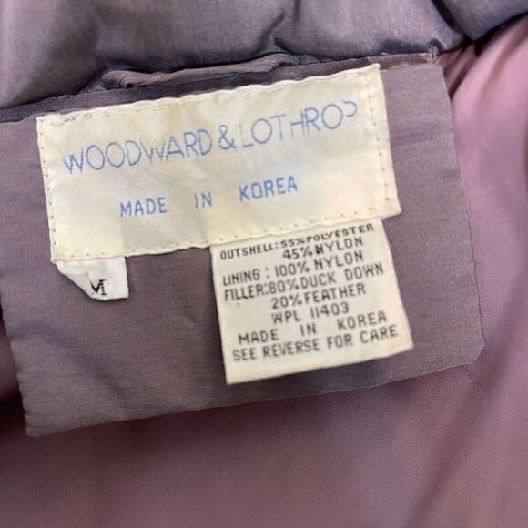 Woodward & Lothrop Vintage Duck Down Parka Coat - Picture 4 of 4